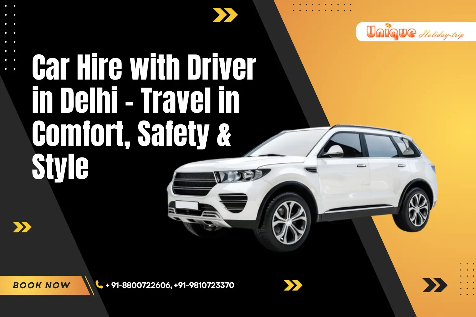 car hire with driver in Delhi