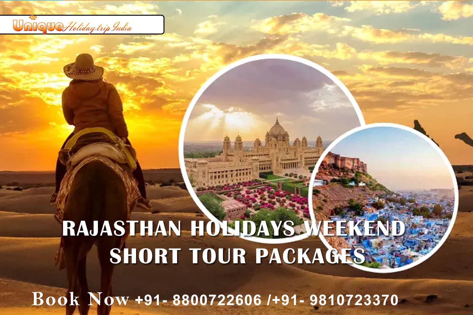 Rajasthan Holidays Weekend Short Tour Packages