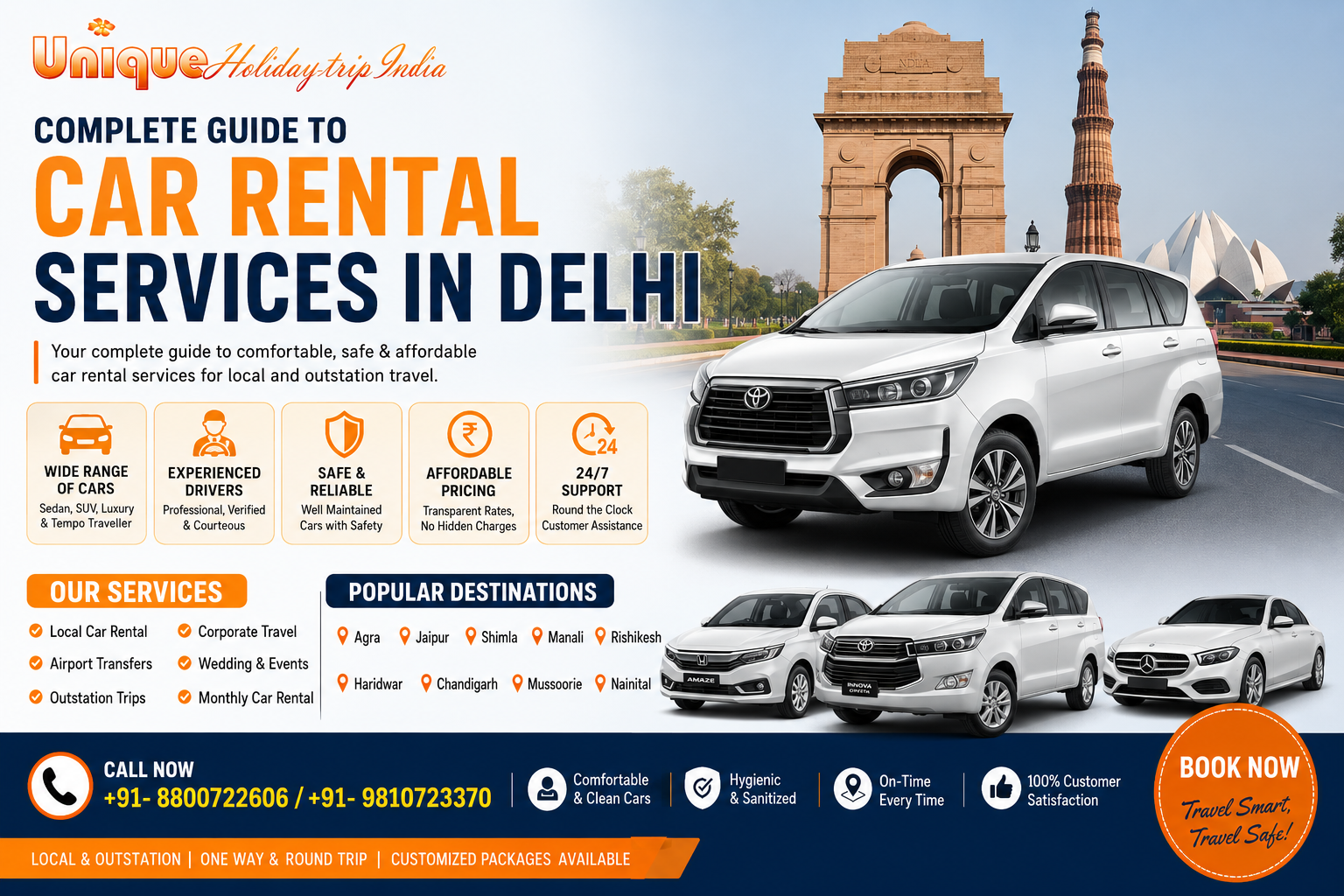 Complete Guide to Car Rental Services in Delhi